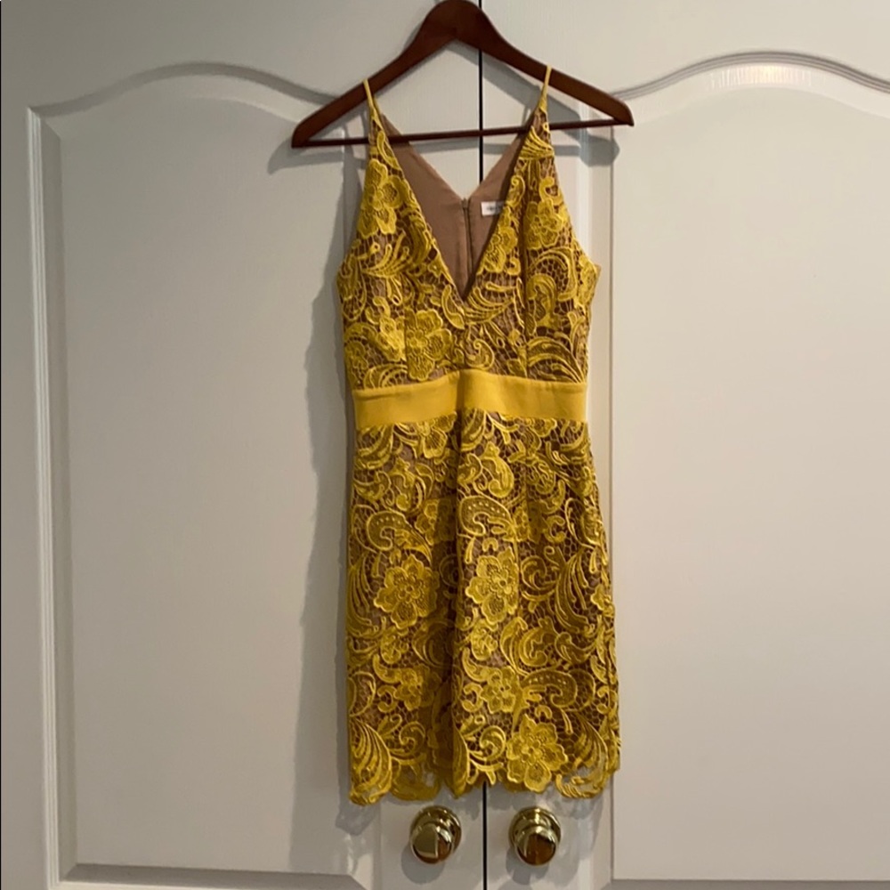 Dress The Population Lace Dress Sz S